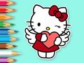 Juego Libro para colorear: Gatito del amor  en línea