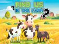 Juego Prueba para niños: encuéntranos en la granja  en línea