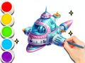 Juego Libro para colorear: viajes espaciales  en línea