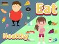 Juego Prueba para niños: Coma sano  en línea