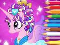 Juego Libro para colorear: Princesa Pony  en línea