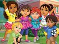 Juego Rompecabezas: Dora en la ciudad  en línea