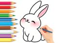 Juego Libro para colorear: lindo conejo  en línea