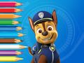 Juego Libro para colorear: Persecución de la Patrulla Canina  en línea
