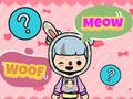 Juego Prueba para niños: Habla con los animales  en línea