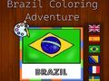 Juego Aventura para colorear en Brasil  en línea