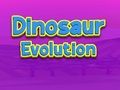Juego Evolución de los dinosaurios  en línea