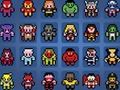 Juego Imágenes por números Superhéroes  en línea
