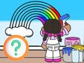 Juego Prueba para niños: Colorea el cielo  en línea