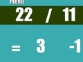 Juego Prueba de división de matemáticas  en línea