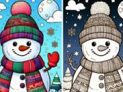 Juego Libro para colorear Invierno  en línea