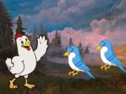 Juego Gallina conoce al amigo  en línea