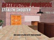 Juego Shooter sigiloso con protocolo de destrucción  en línea