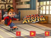 Juego El patinador loco Alvin  en línea