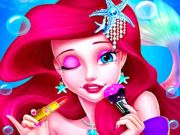 Juego Maquillaje Sirena Princesa Belleza  en línea