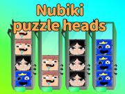 Juego Cabezas de rompecabezas Nubiki  en línea