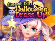 Juego Dulce niña de disfraces de Halloween  en línea