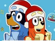 Juego Rompecabezas navideño azulado en línea Juego Rompecabezas navideño azulado en línea