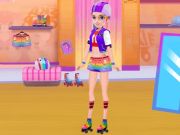 Juego Chicas patinando  en línea