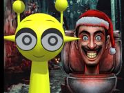 Juego Sprunki en trastiendas Navidad Skibidi  en línea