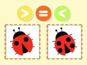 Juego Prueba para niños: más o menos  en línea