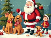 Juego Diferencias de puntos navideños  en línea