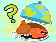 Juego Cuestionario para niños: Sabores del mundo  en línea