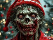 Juego Rompecabezas navideño de zombies  en línea