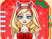 Juego Muñeca de papel: estilo Papá Noel  en línea