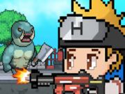 Juego RPG de píxeles de disparo mecánico  en línea