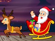 Juego Encuentra a Papá Noel con regalo  en línea