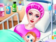 Juego Cuidado del recién nacido mamá embarazada  en línea