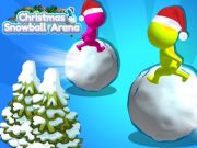 Juego Arena de bolas de nieve navideña  en línea