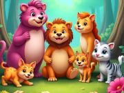 Juego Rompecabezas de nombres de animales  en línea