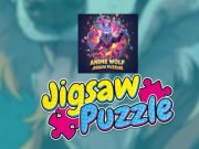 Juego Rompecabezas de rompecabezas de lobo de anime en línea