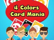 Juego Manía de cartas de 4 colores  en línea