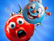 Juego ¡Fusiona bolas de juguetes de Año Nuevo en 3D!  en línea