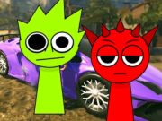 Juego Juego de disparos de calamar Sprunki 2  en línea