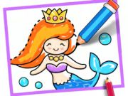 Juego Dibujo para niños pequeños: sirena  en línea