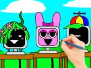 Juego Libro para colorear: Sprunki Fun Computer  en línea