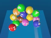 Juego Fusionar las bolas 2048: ¡Billar!  en línea