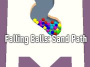 Juego Bolas que caen: camino de arena  en línea