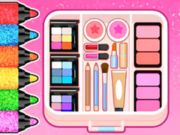 Juego Libro para colorear: maquillaje ordenado  en línea