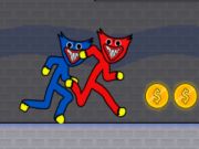 Juego Dúo de fiesta de stickman huggy  en línea
