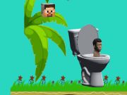 Juego Skinning Skibidi inodoro Flappy Minecraft  en línea