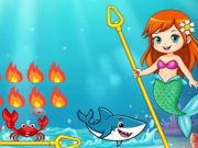 Juego Princesa vs tiburón  en línea