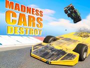 Juego Los autos de locura destruyen  en línea