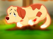 Juego Ayuda al perro de mascota lesionado  en línea