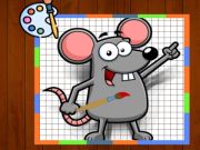 Juego Tiempo de coloración de ratones divertidos  en línea