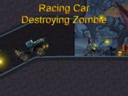 Juego Racing Car destruyendo zombie  en línea